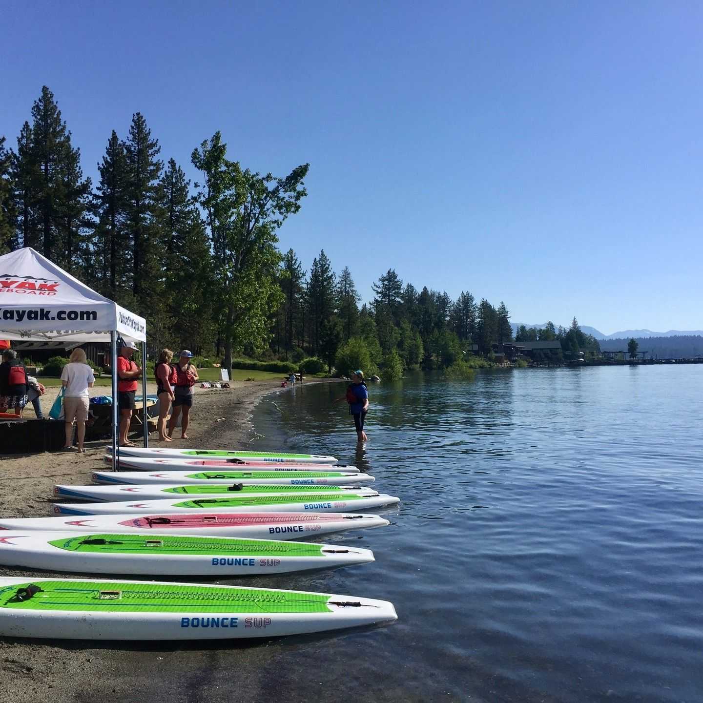 Tahoe City kayak and paddle board on water rental location
