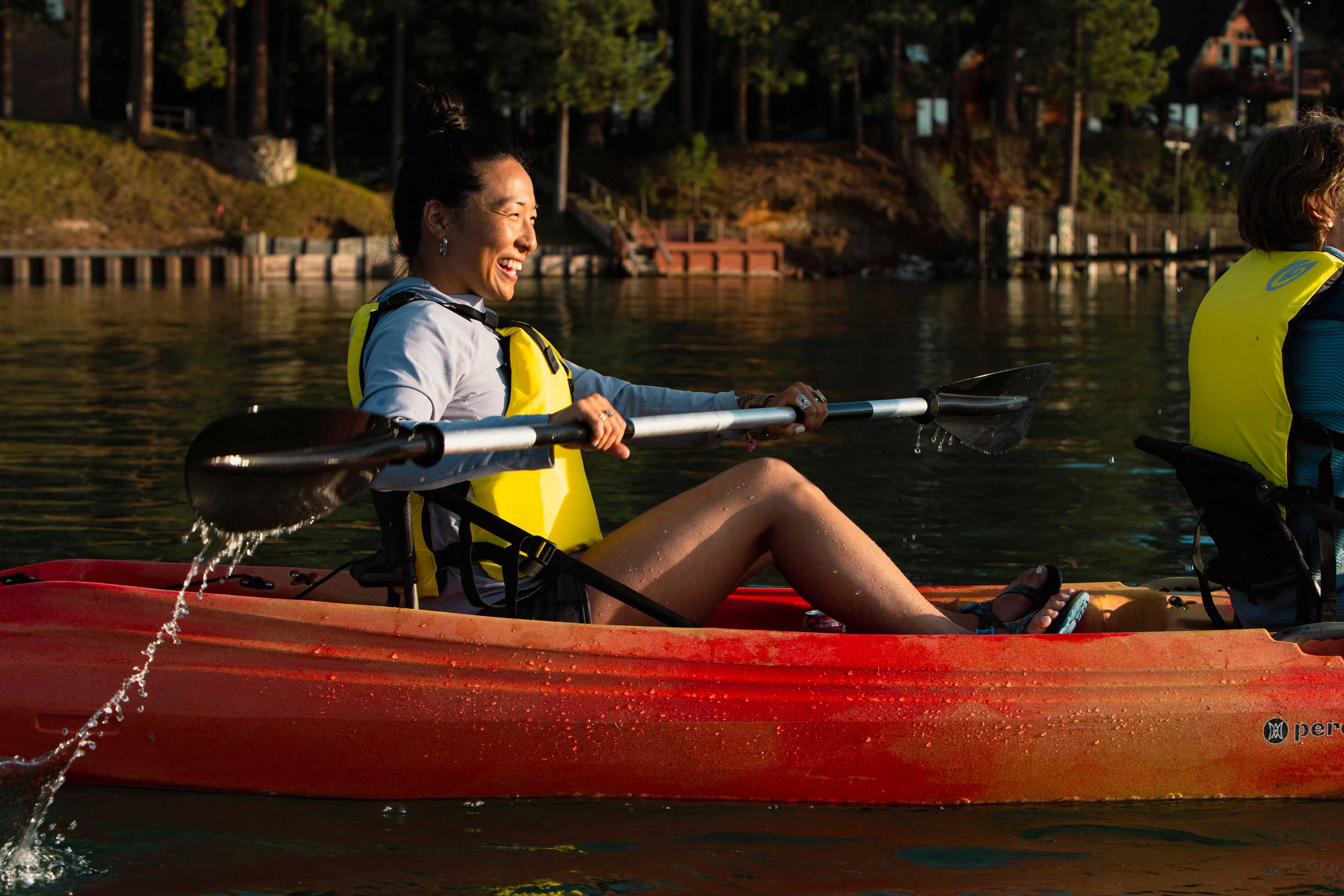 paddling in South Lake Tahoe