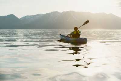 Sunset Kayak Tour on Lake Tahoe