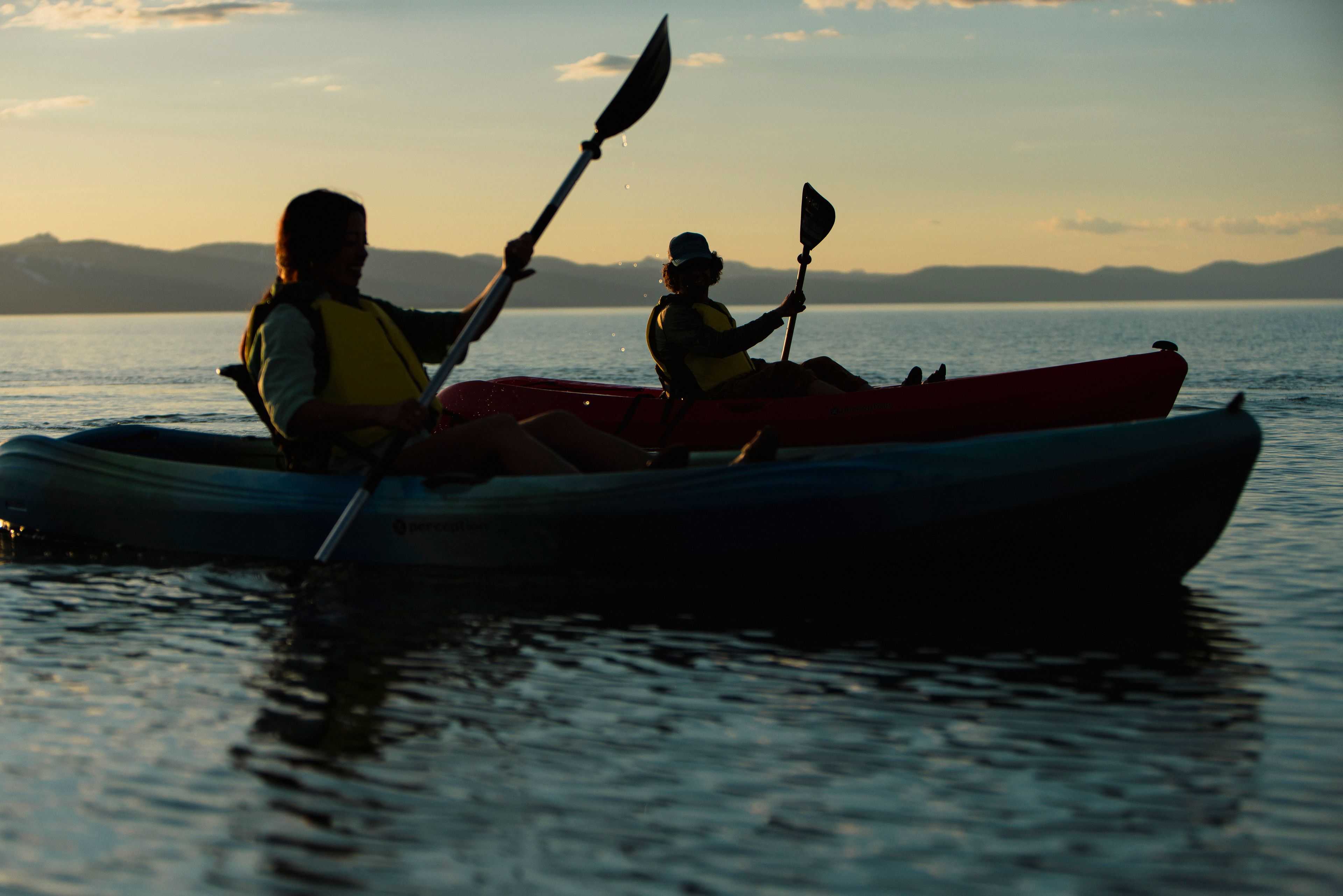 kayaking on Lake Tahoe image